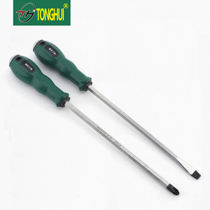 High quality Precision CR-V Magnetic treatment plastic flat screwdriver