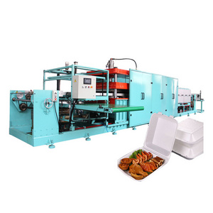 Disposable plastic food container making machine