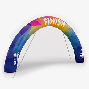 Custom Shape Durable Rainbow Advertising Birthday Christmas Wedding Inflatable Arch With Blower