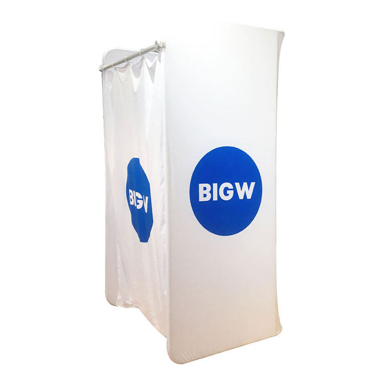 Custom fashion convenience clothing store outdoor simple mobile easily assembled fitting room