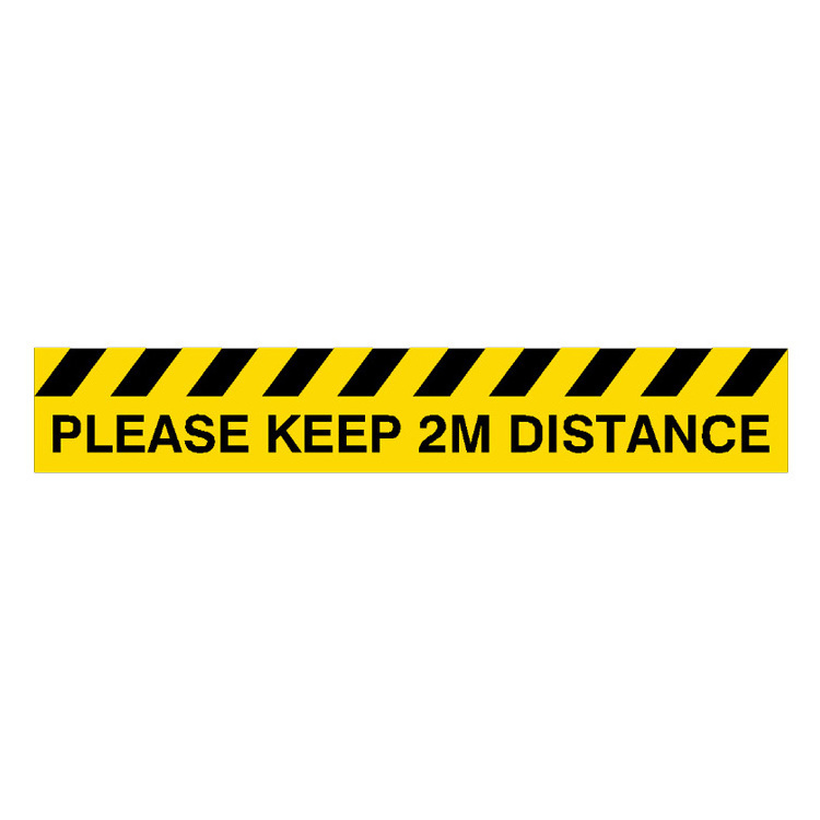 Custom Design Fast Deliver Vinyl Social Keep Distance Floor Sticker