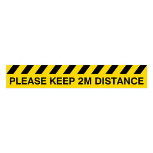 Custom Design Fast Deliver Vinyl Social Keep Distance Floor Sticker