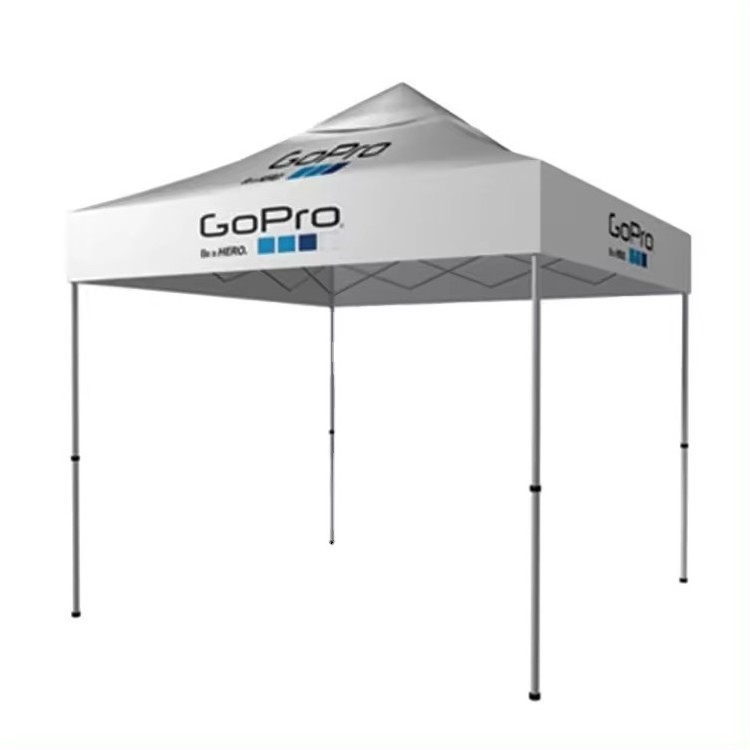 Custom Size And Printing Tent Canopy Back Wall Side Walls 10 by 10 Feet Aluminum Frame Pop Up Tent For Exhibition