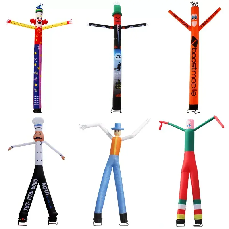 Custom advertising dummy air tube man outdoor sports inflatable clown advertising inflatable sky dancer