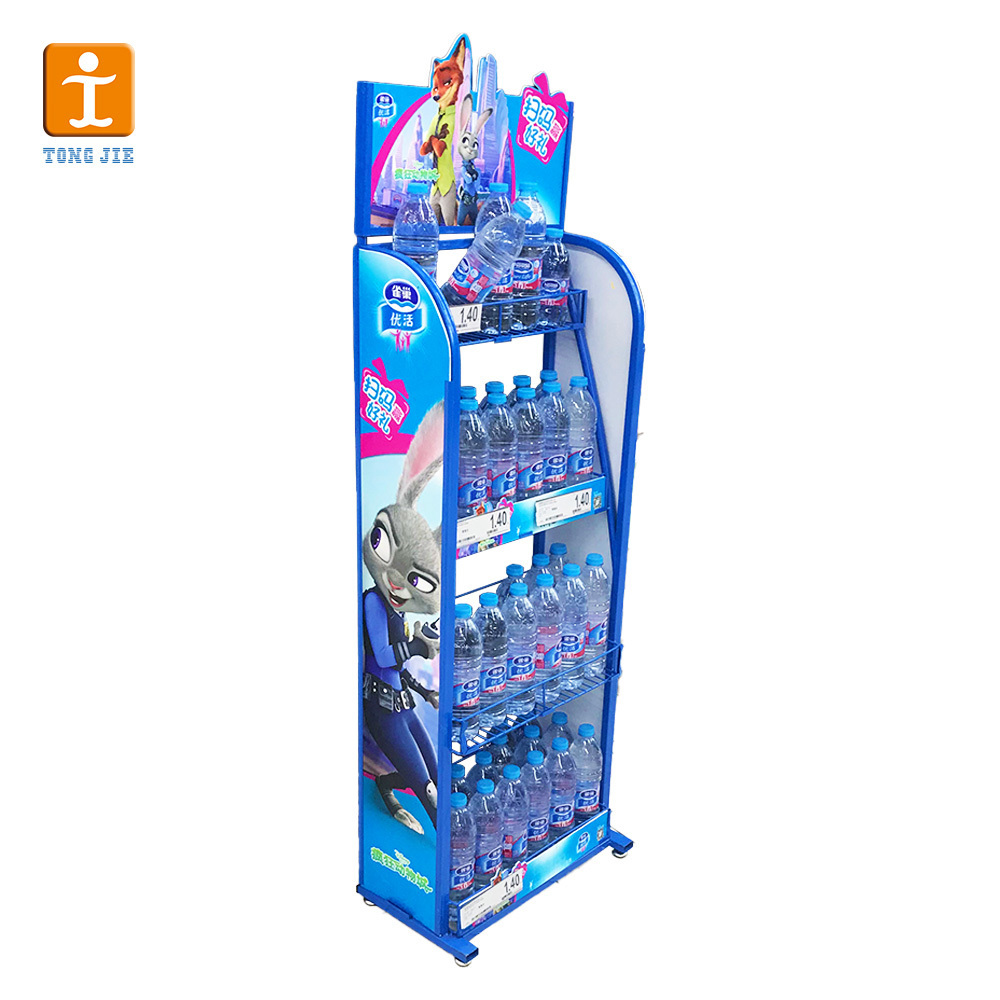 Factory direct sales custom PVC display racks  supermarkets promotional shelves