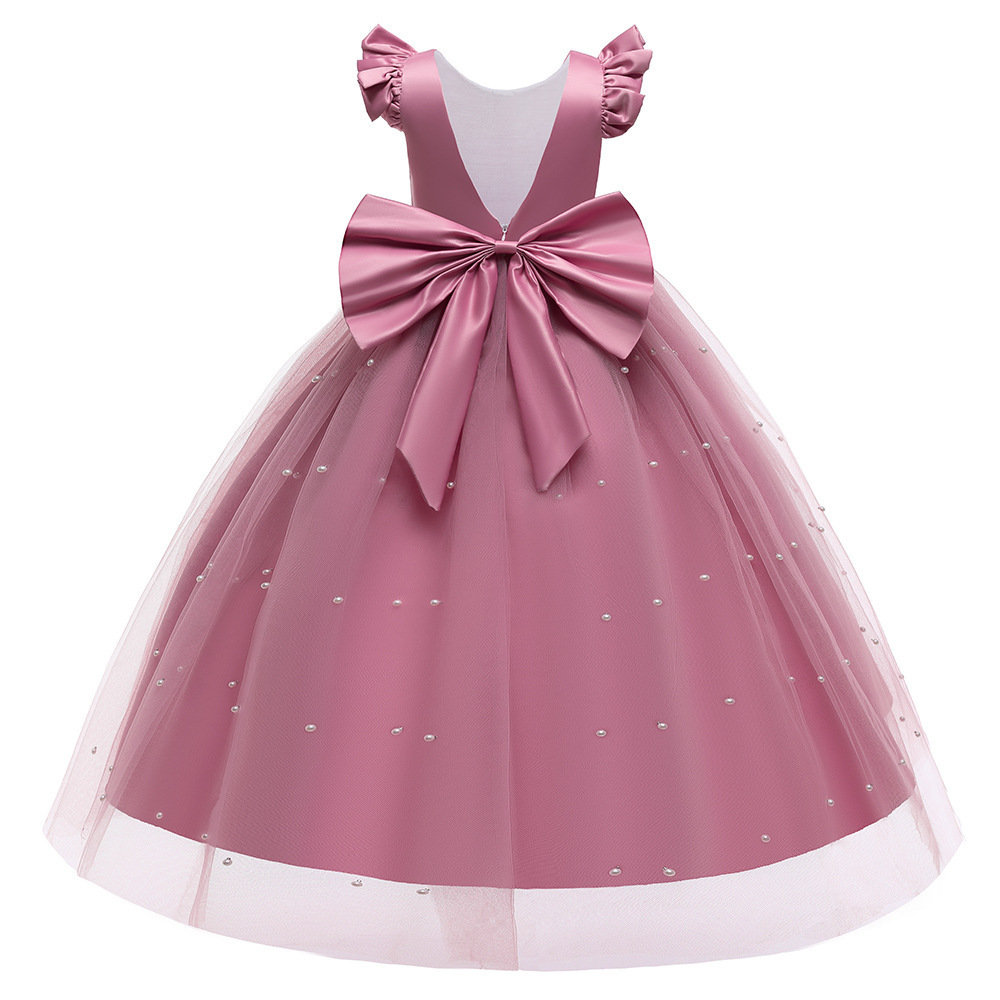 Hot Sale Girl Party Wear dress princess sleeveless dress baby clothes