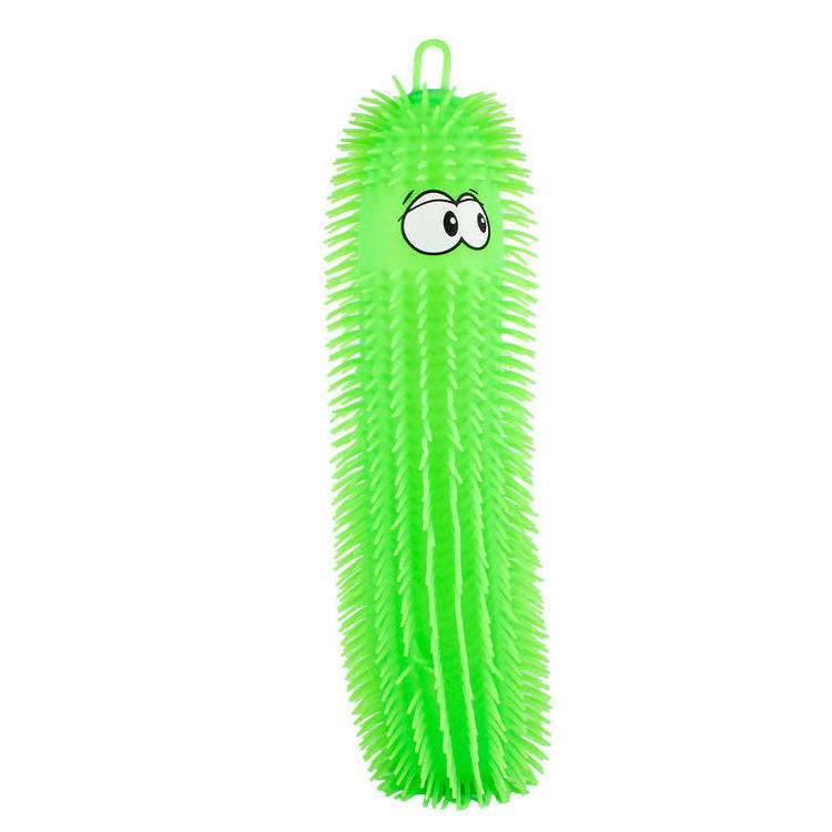 LED Light Up Stretchy Caterpillars Squishy Stress Balls Toy  squeeze fidget sensory stress toys