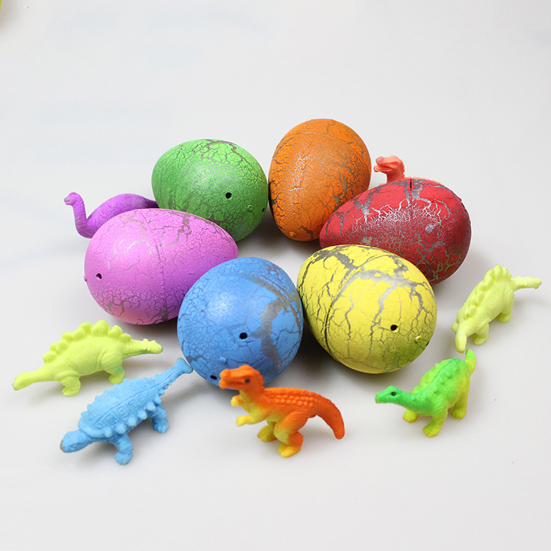 Manufacture Creative Promotional Gift Water Growing Plastic Magic Dinosaur Eggs