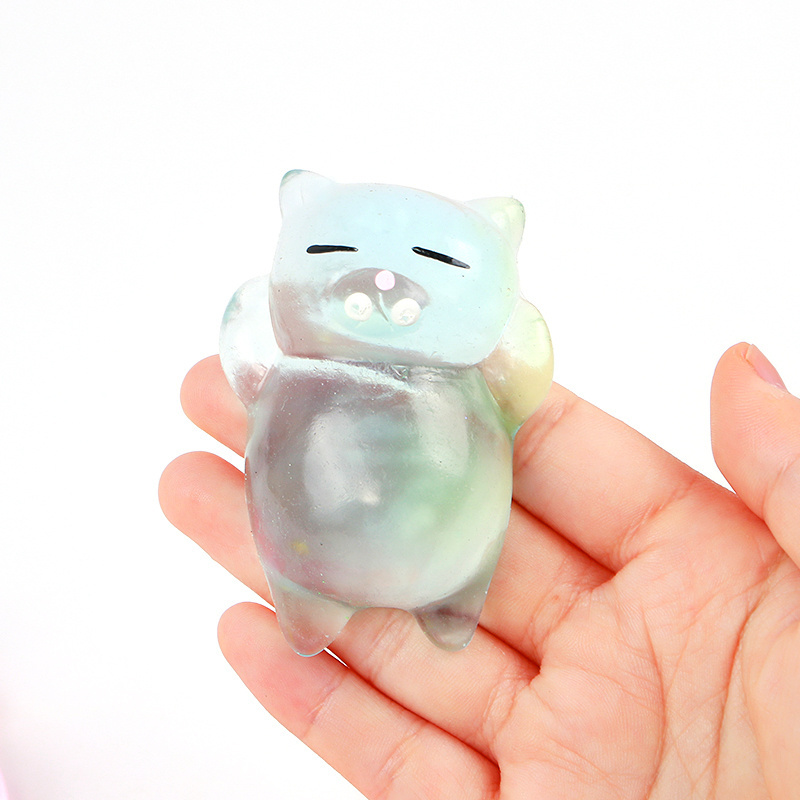 Hot Sale Mochi Lazy Sleepy Cat Squishies Stress Relief  Novelty Gag Fidget Toy