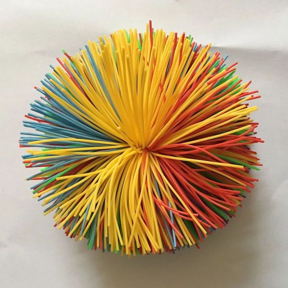 New Hot Selling Monkey Stringy Balls, Silicone Fluffy Juggling Bouncing Koosh Ball