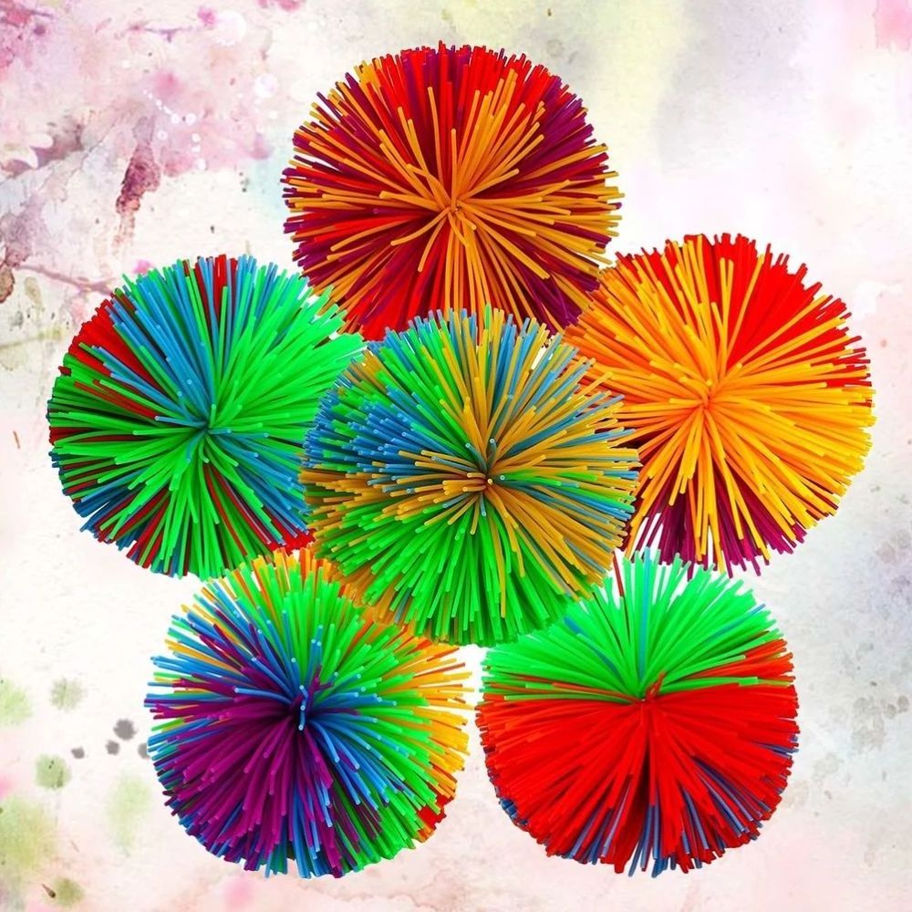 New Hot Selling Monkey Stringy Balls, Silicone Fluffy Juggling Bouncing Koosh Ball