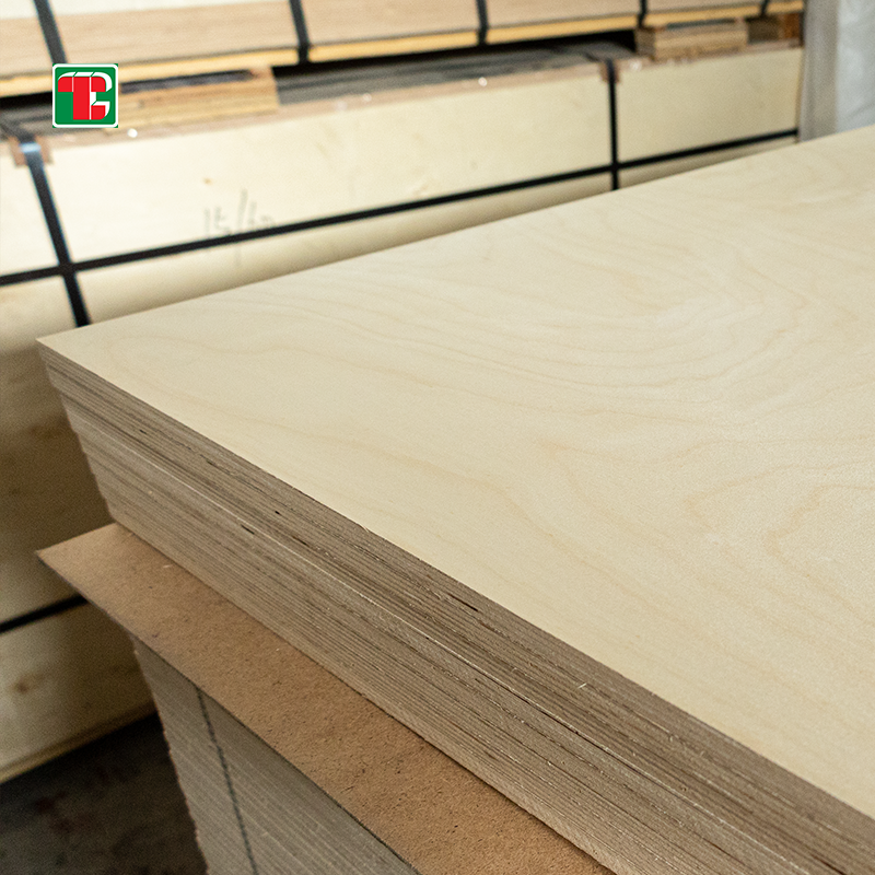 Factory Full Birch Core Baltic Birch Wood Plywood E0 Birch Wood Veneer Furniture Plywood 6Mm 18Mm 25Mm For Indoors Work