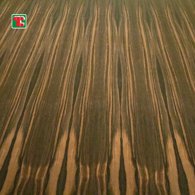 Factory Supply Macassar Ebony Veneer Engineered Wood Veneer Fancy Plywood