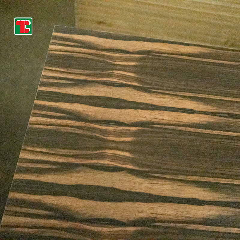 Factory Supply Macassar Ebony Veneer Engineered Wood Veneer Fancy Plywood