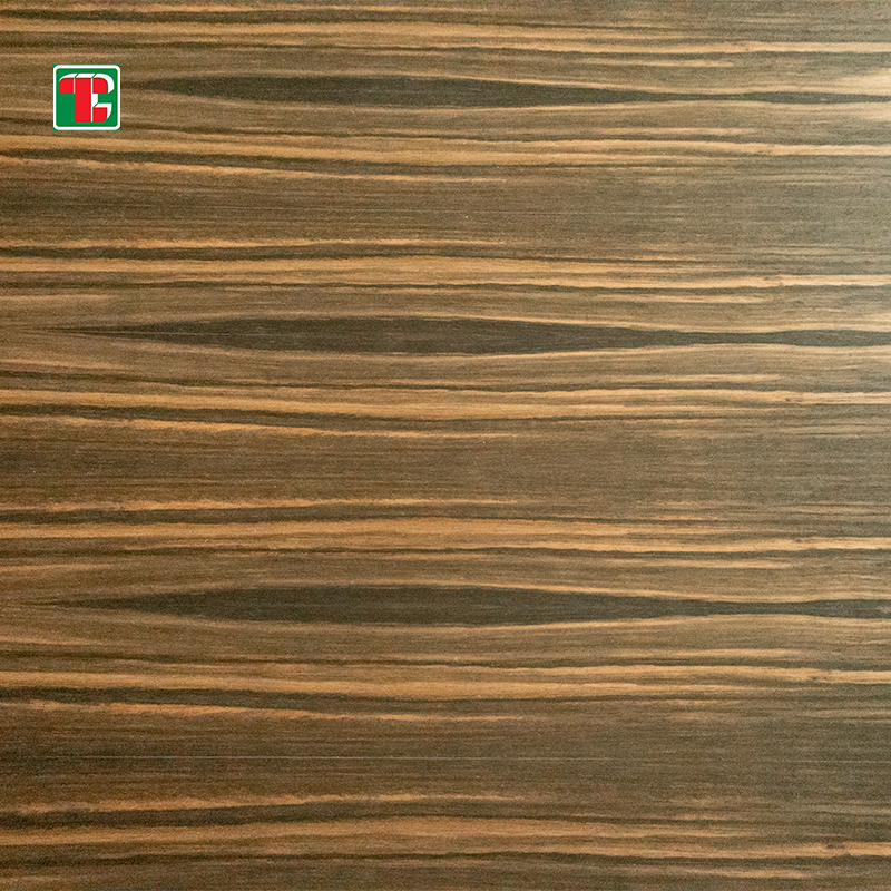 Modern Style Design Natural  Roman Ebony Real Wood For Macassar Ebony Veneer Plywood