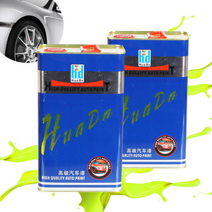 Huada high gloss car paint 2K acrylic liquid lacquer clearcoat