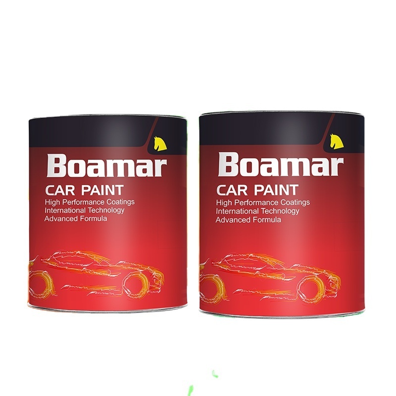 Boamar Car Paint Putty Auto Body Filler Spray OEM Service Mixture Car Paint Mixing System Color Wholesale Varnish Polyester