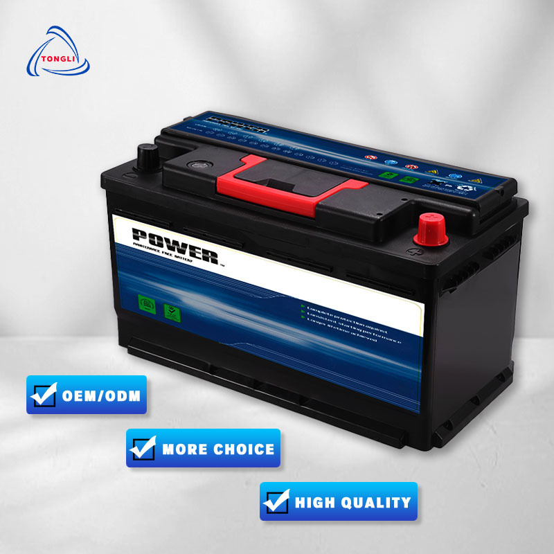 12v 80ah maintenance free Spain automotive wholesale car battery supplier