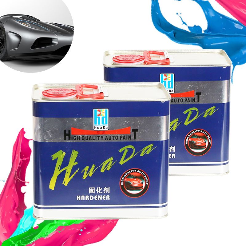 Huada high gloss car paint 2K acrylic liquid lacquer clearcoat