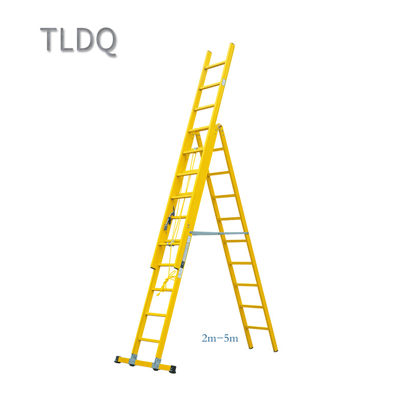 Telescopic insulated ladder,   fiberglass ladder electrical