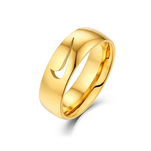 bague de mariage en or Rings Pearl Gothic Hot Sale Low Price Oem/Odm Plastic 24K Blank Fashion Gold Ring For Men 24K Originally