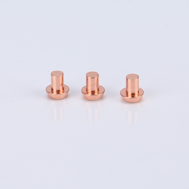 High Quality Silver Alloy Bimetal rivet contact unique design electrical contacts