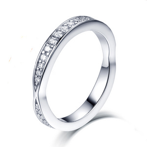 Tonglin New Fashion jewellery rings Manufacturer Cubic Zirconia Women Ring Sterling S925 Silver Wedding Ring