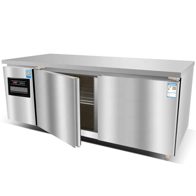 Professional Kitchen Fridge 4 Door Chiller Freezer Hotel Equipment Kitchen Refrigerator Commercial Freezers Refrigerators