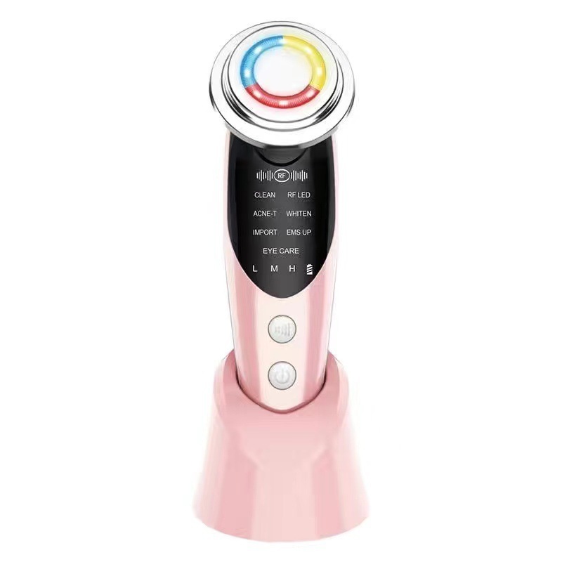 Home Use Electric EMS Micro-current Face Lift Vibrating LED Phototherapy Rejuvenation Beauty Instrument