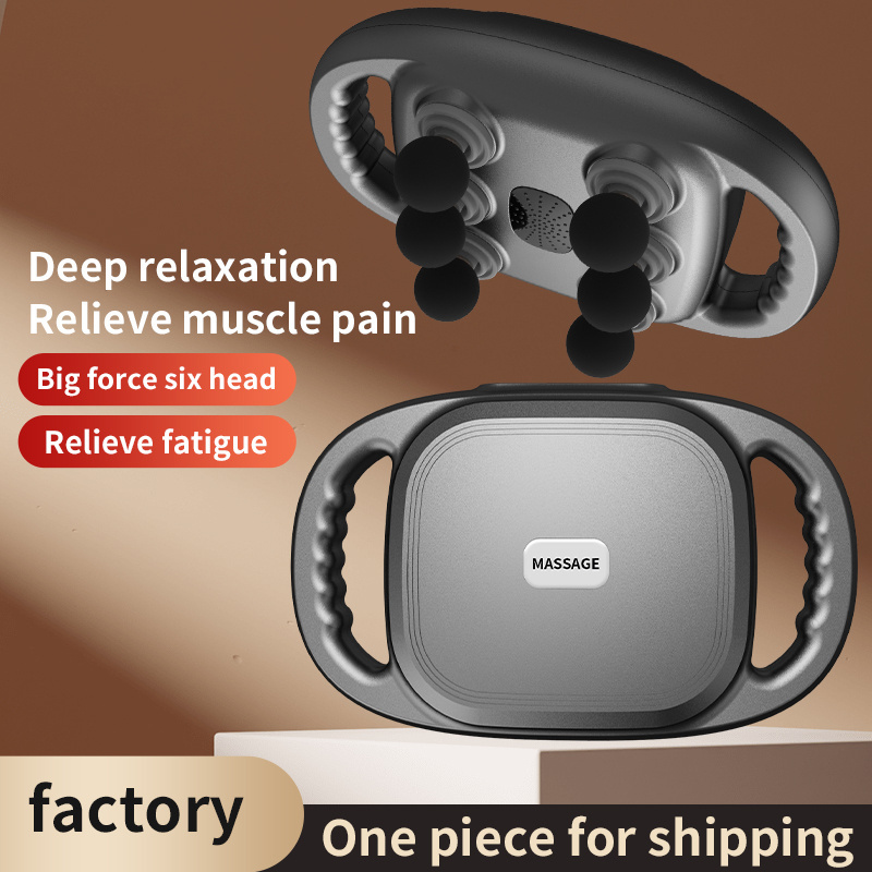 TONGMAN 6-Head Infrared Percussion Massage Gun High RPM vibrational Relaxation Handheld Deep Tissue Body Massager for Back