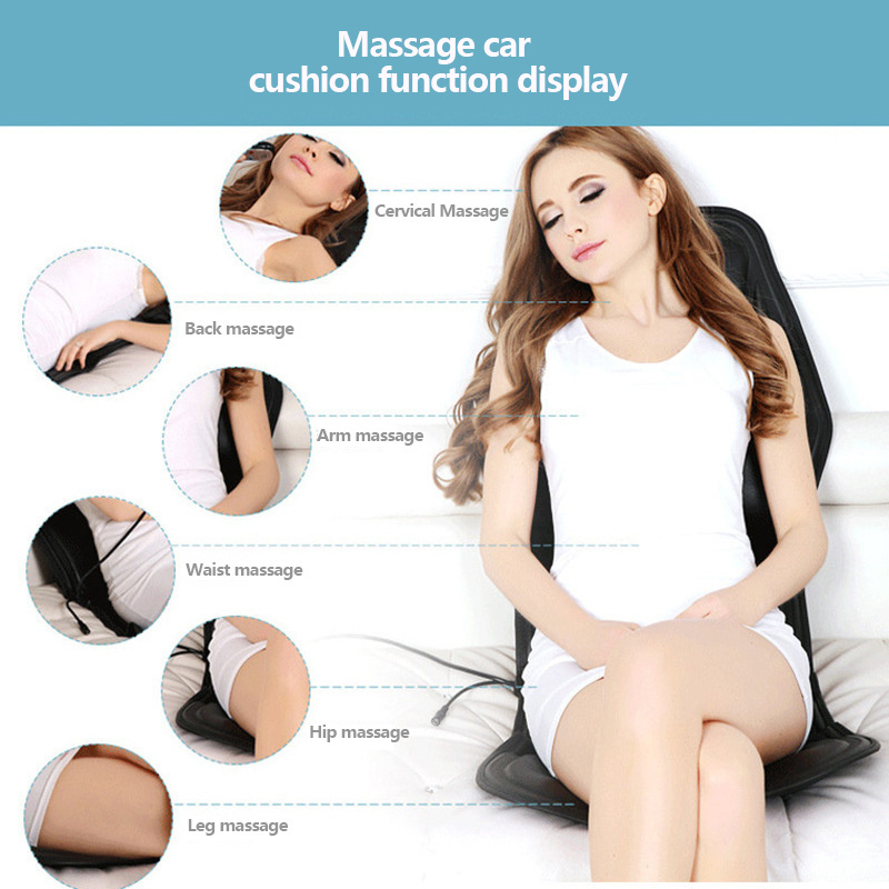 High Quality Kneading Shiatsu Massage Whole Body Massage Mattress  Car Home Massage Seat Cushion