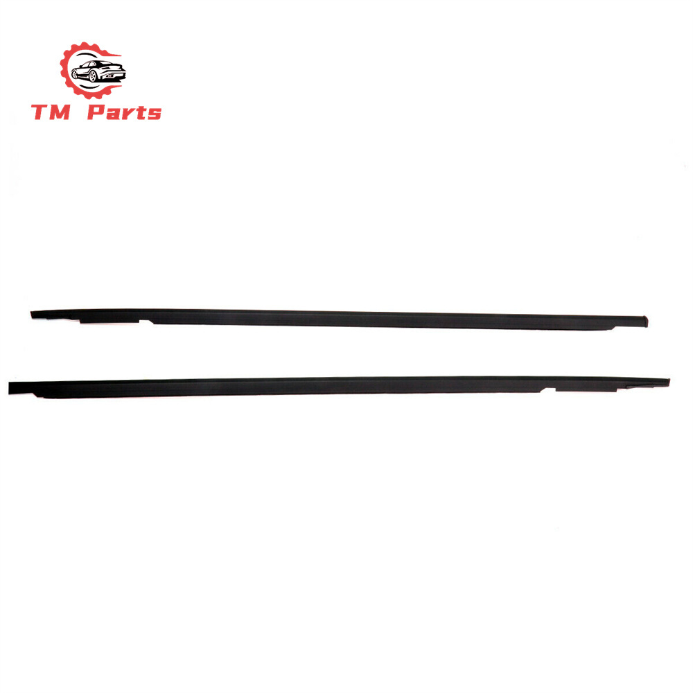 4Pcs Car Window Weatherstrip For Toyota Corolla 2003-2008 Car Weatherstrip Window Moulding Trim Seal Black