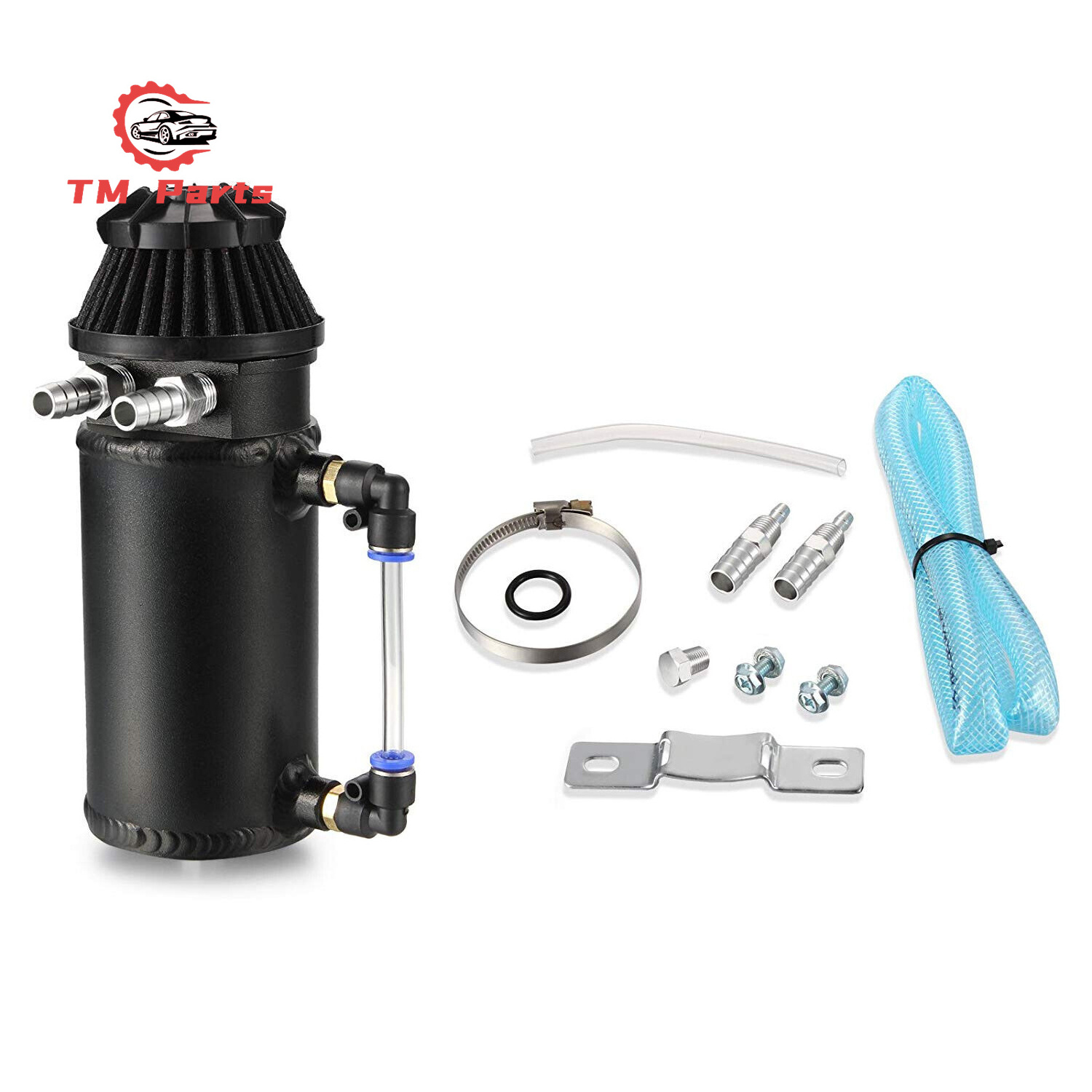 Red Black Blue Oil Catch Can Kit Reservoir Baffled Tank with Breather Filter Aluminum catch can oil Oil can