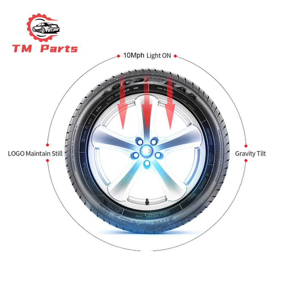 4PCS 68mm Led Floating Wheel Center Caps Cover Logos For BMW Floating Wheel Center Caps Center Wheel Caps Floating