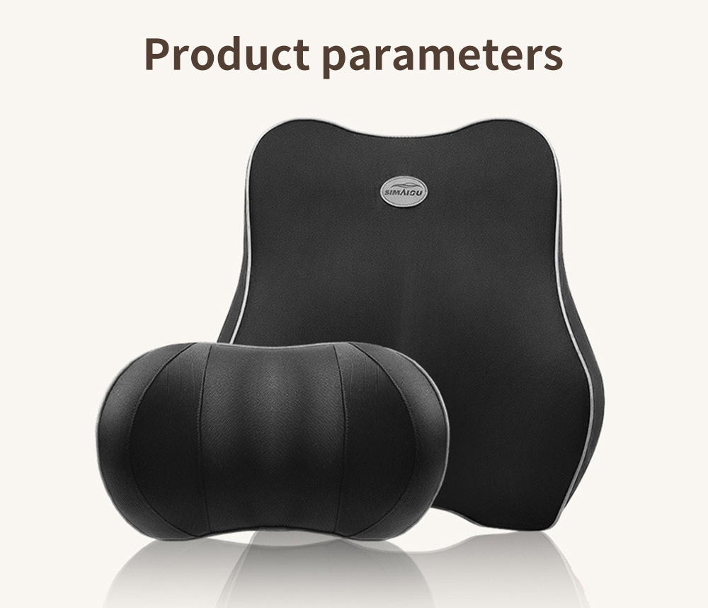 Lumbar Waist Support Back Rest Outdoor Chair Cushion Comfortable Ergonomic Car Memory Foam Seat Cushion Car Seat