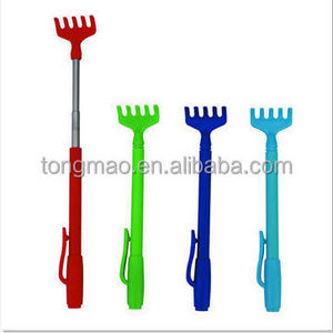 Wholesale Collapsible Handheld Plastic Back Scratcher With Pen Clip Great Gift For Hard To Reach Itch