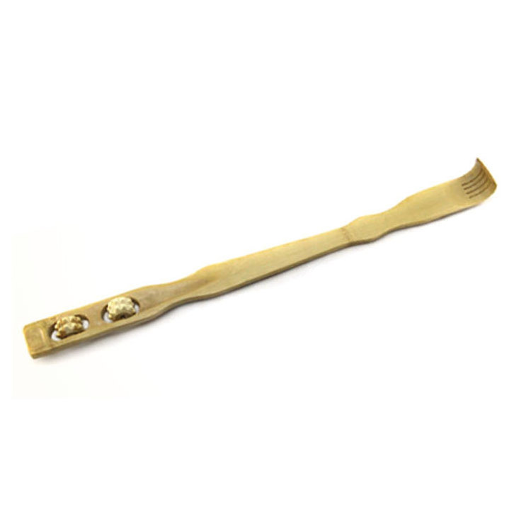 bamboo hand held massager back scratcher