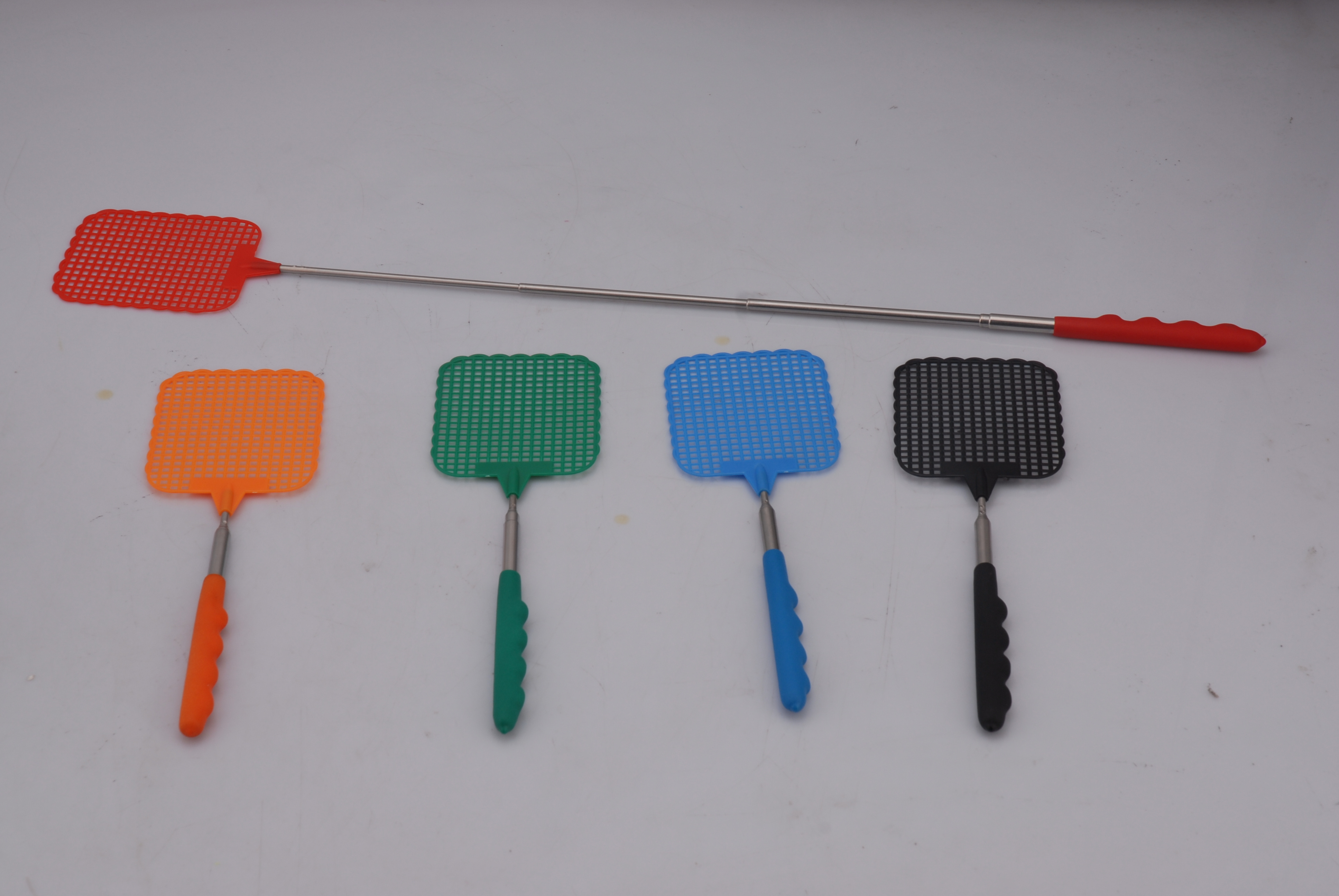 Promotional Price Popular Flyswatter PVC Grip Extendable Flyswatter