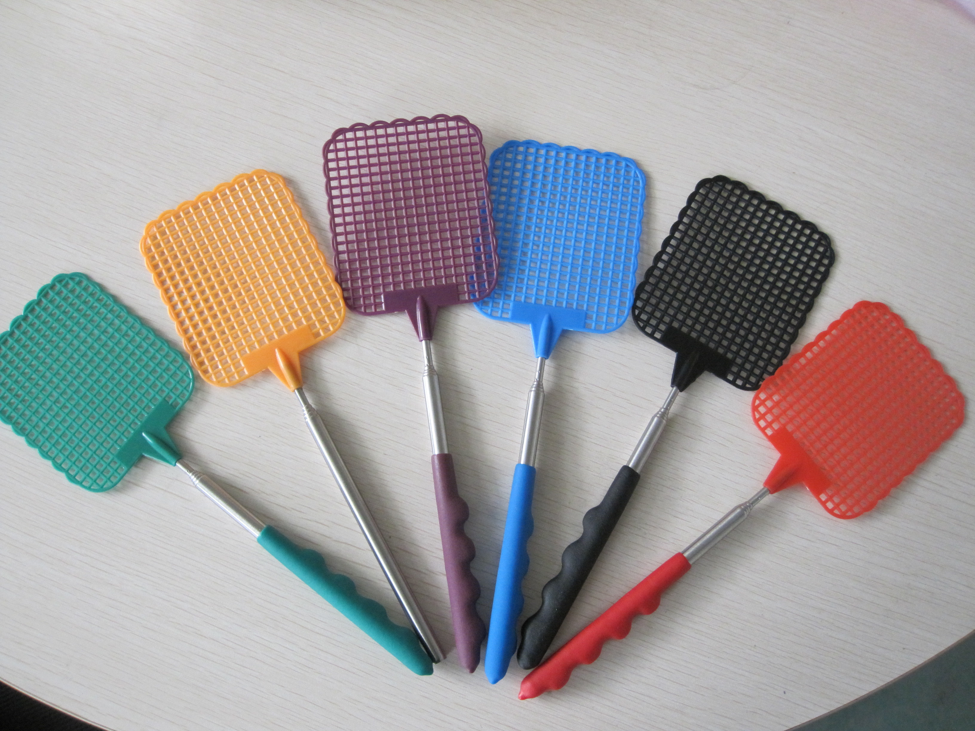 Quality Protection Big Size Custom Fly Swatter Plastic Telescopic Square Plastic Fly Swatter