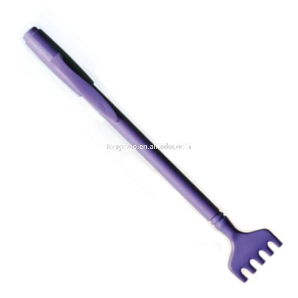 New novelty plastic portable Expandable Telescopic  With Clip Handle Grip Back Scratcher