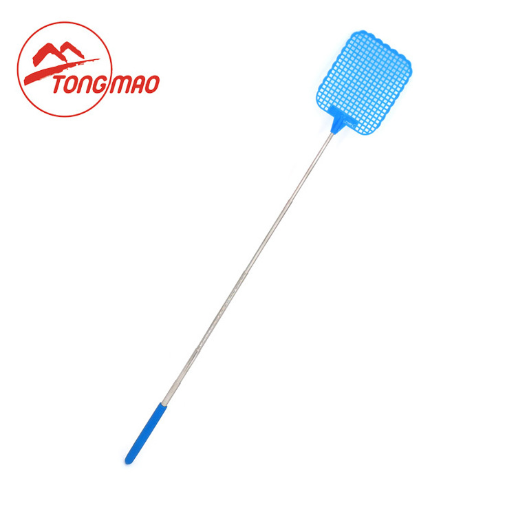 Wholesale Plastic Square Handheld extendable fly swatter with PVC Handle