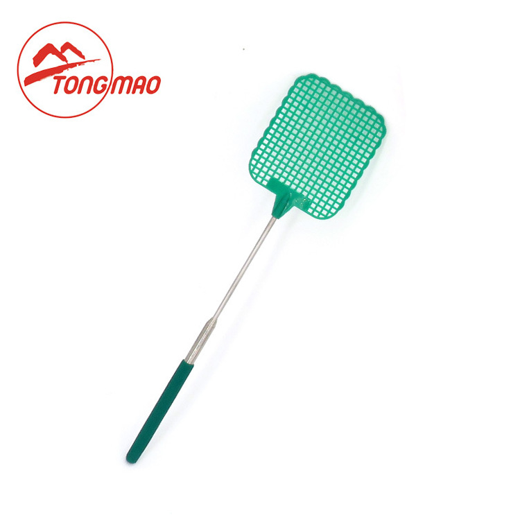 Wholesale Plastic Square Handheld extendable fly swatter with PVC Handle