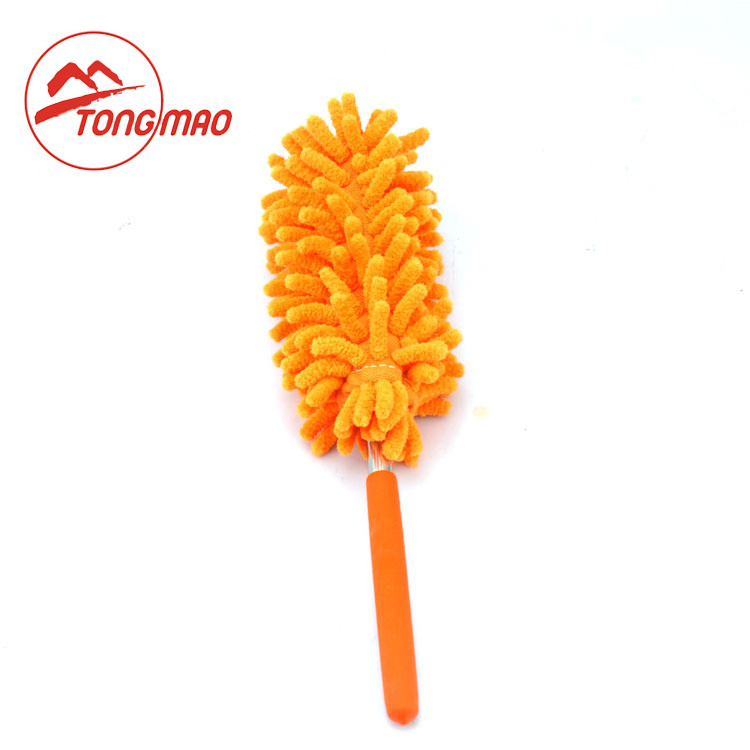 Chenille retractable duster for home office duster flexible electrostatic absorbent feather duster