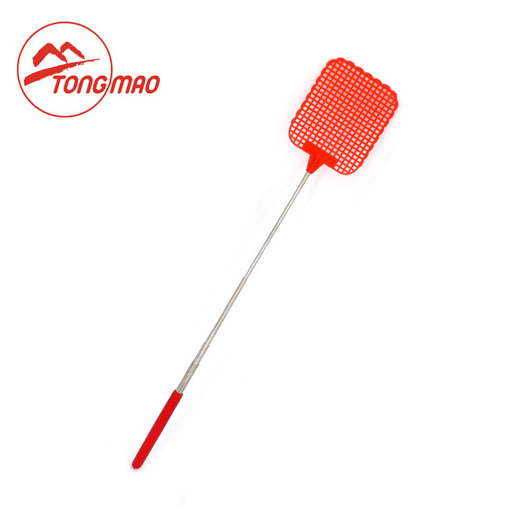 Wholesale Plastic Square Handheld extendable fly swatter with PVC Handle