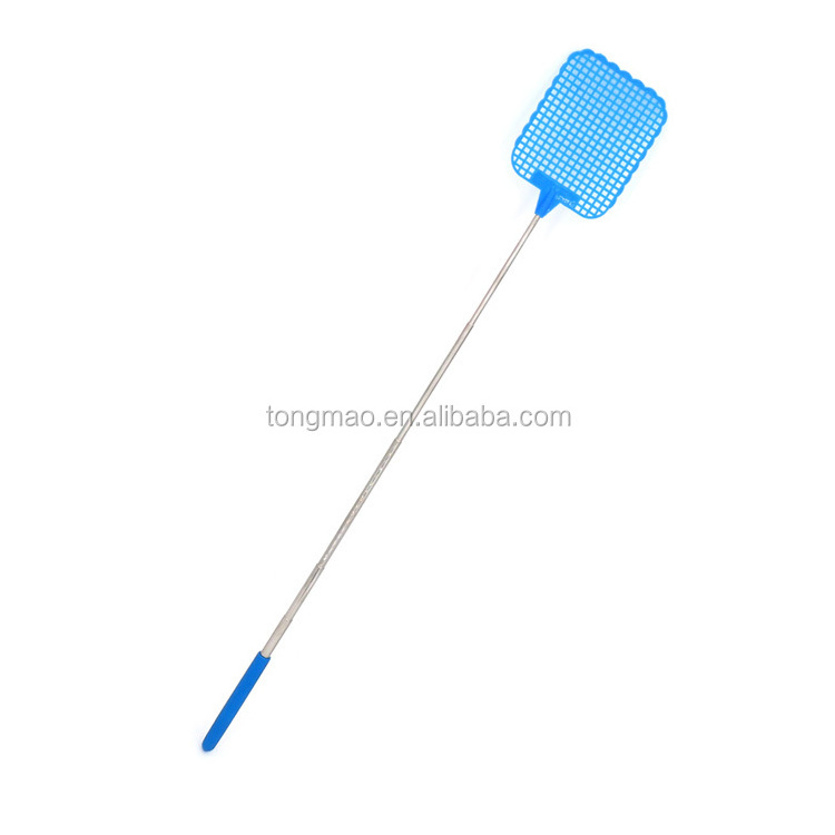 Strength Factory Long Handle Plastic Swatter Telescopic Fly Mosquitoes Killing Swatter