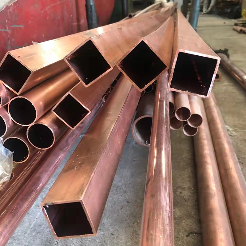 Copper Tube Rectangular Copper Pipe Custom Size Copper Square Tube With High Quality