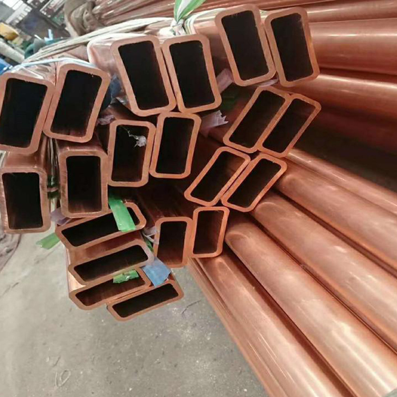 Copper Tube Rectangular Copper Pipe Custom Size Copper Square Tube With High Quality