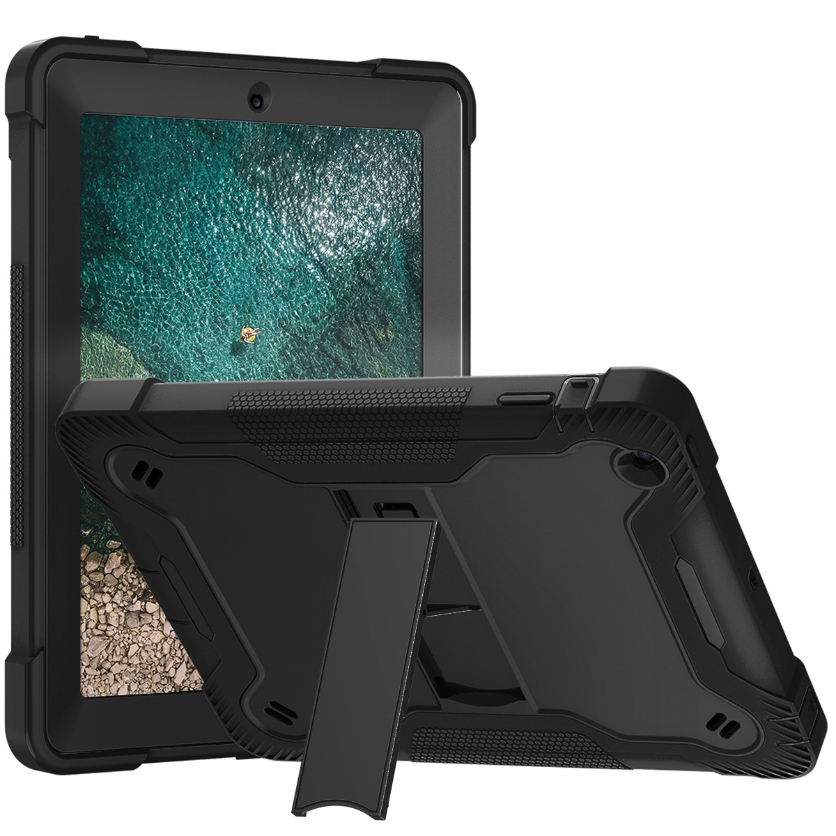 2022 Trending Rugged Defender Combo Tablet Cover for iPad 2 3 4 9.7 Inch Hard Case for Kid