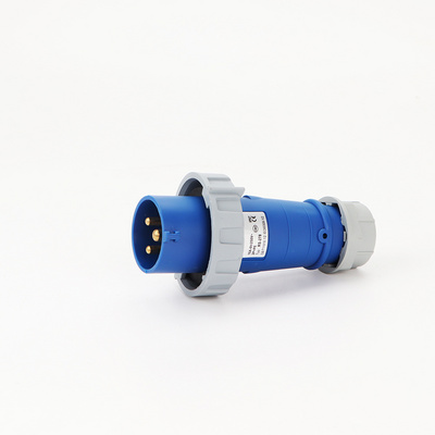 IP67 16A 2P+E single phase waterproof industrial plug and socket industrial female plug 3pin 16amp industrial plug  IP67