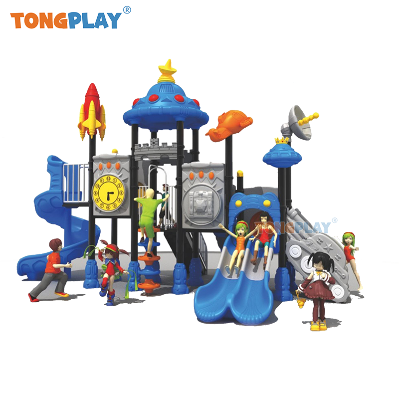 Amusement Ride Play Set Park Kids Playground Equipment Children Playground Outdoor Playhouse Plastic Slide